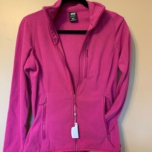 Helly Hansen pink fleece zip-up